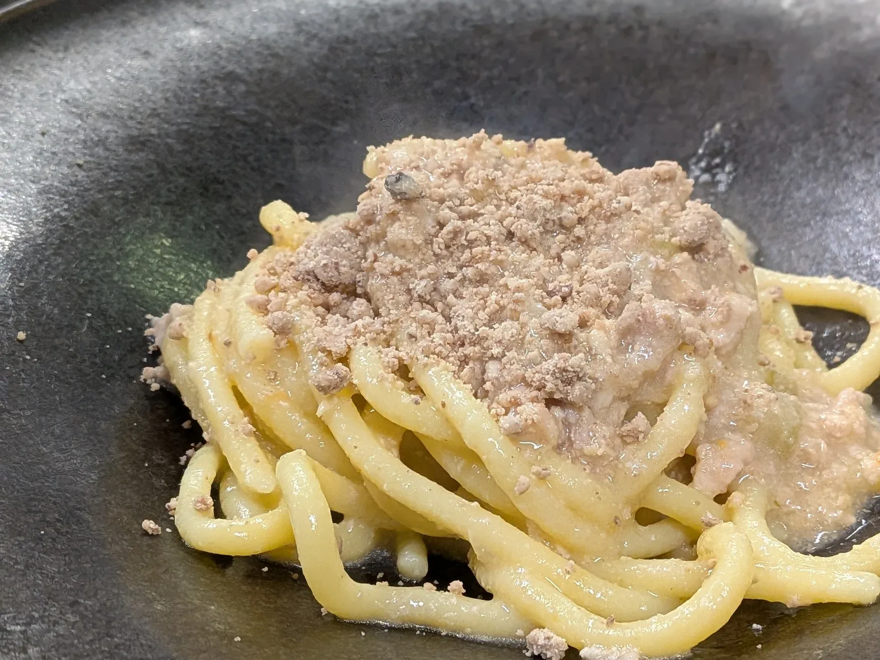 Bigoli mit Hof-Ragout
