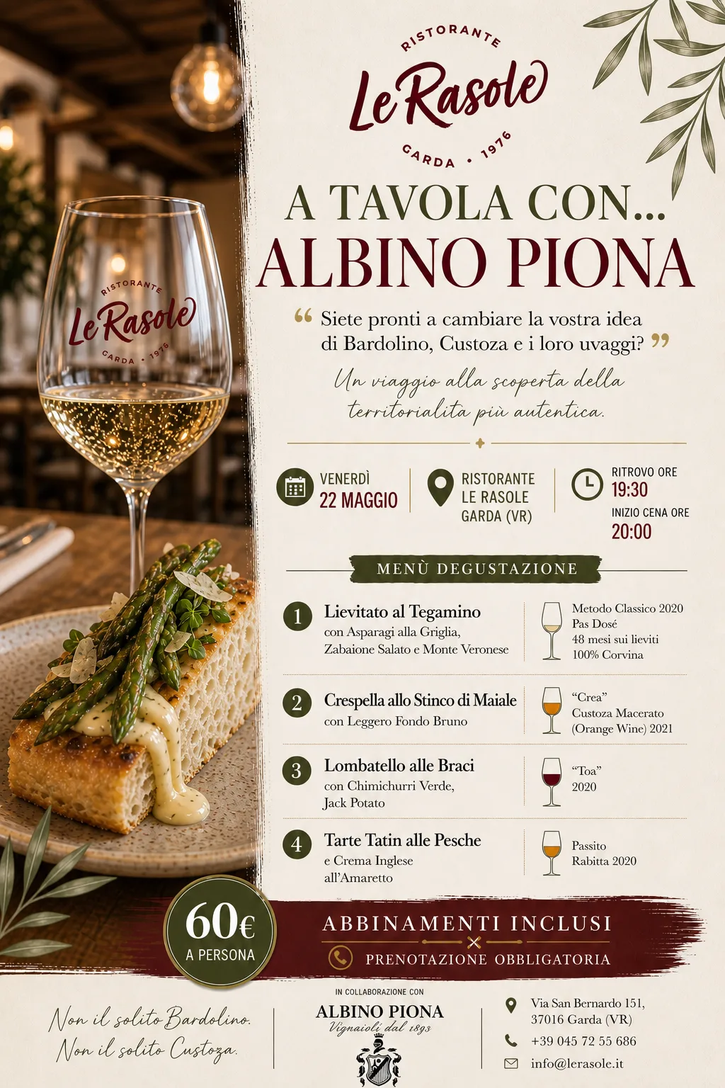 A tavola con... Albino Piona