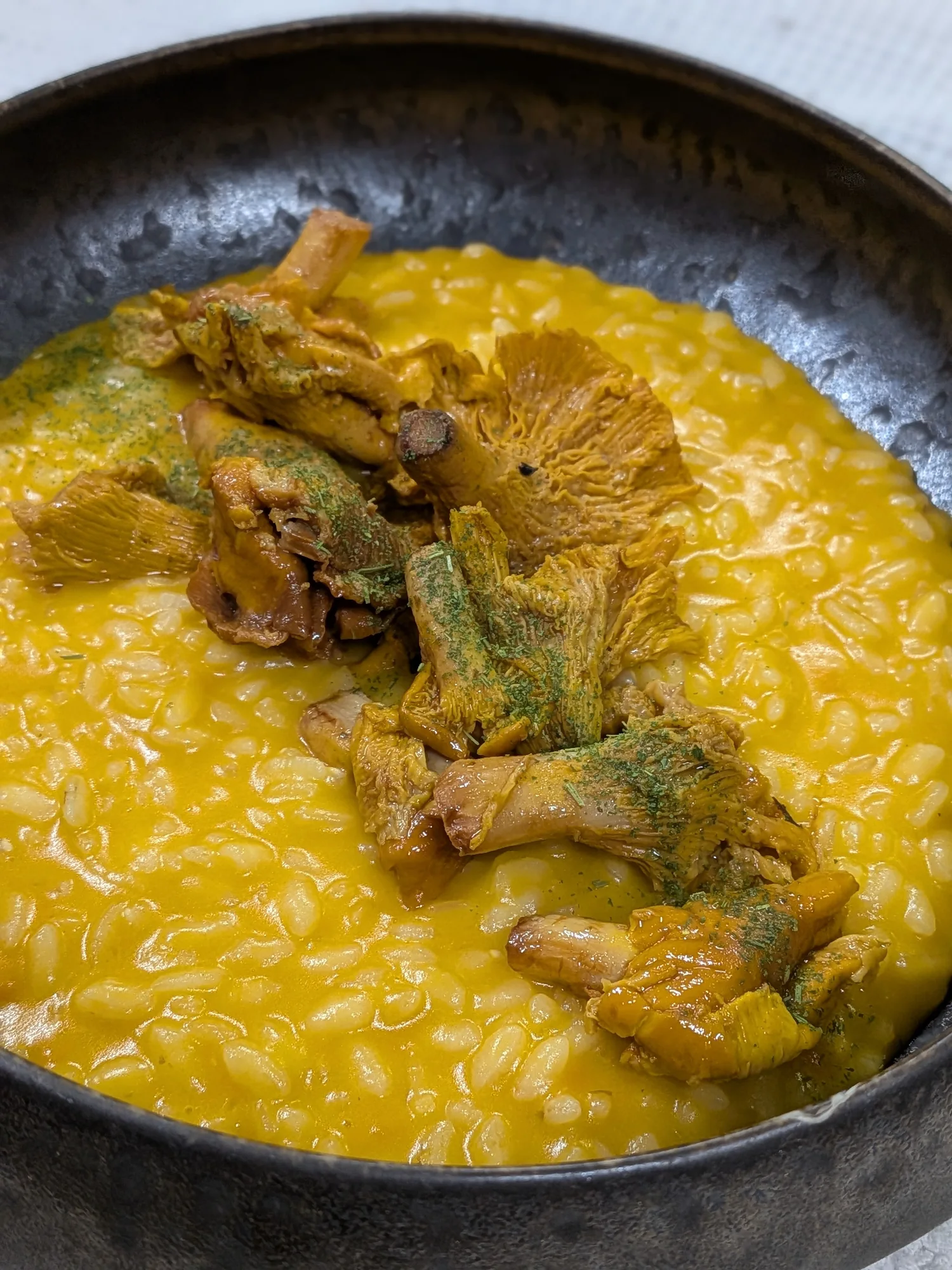 Risotto Zucca e Finferli