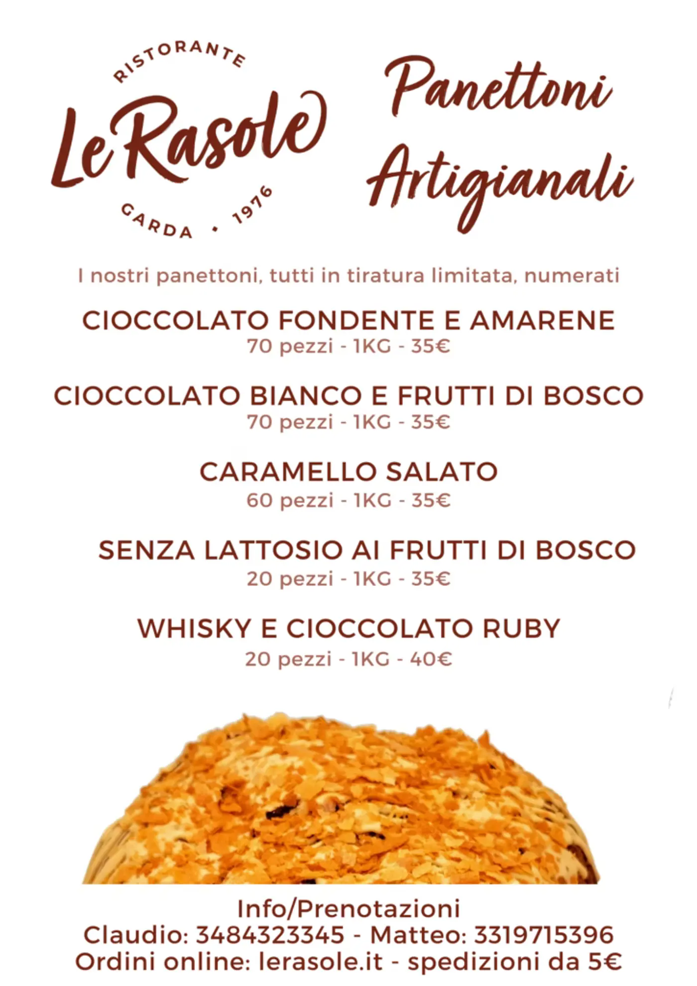 I nostri Panettoni Artigianali